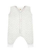 Saquito para Dormir para bebés con abertura para pies - Zig Zag Off-White